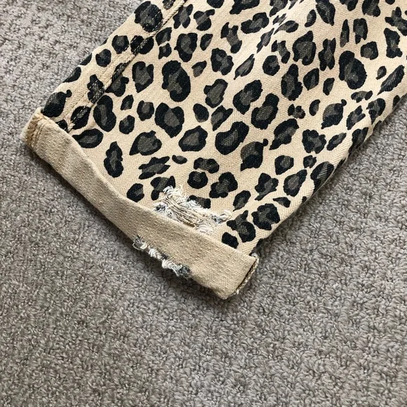 Leopard Print Distressed Pants - SOLD - Picture 5 of 6